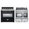 Color Knob Set for Designer Single Oven Gas Range