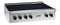 36"W. Electric Rangetop