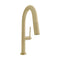 Autograph Edition Voltaire Pull Down Single Handle Kitchen Faucet In Champagne Bronze