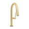 Autograph Edition Voltaire Pull Down Single Handle Kitchen Faucet In Polished Gold