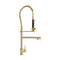 Autograph Edition Van Gogh Pull Down Spring Kitchen Faucet With Pot Filler In Champagne Bronze