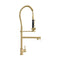 Autograph Edition Van Gogh Pull Down Spring Kitchen Faucet With Pot Filler In Champagne Bronze