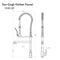 Van Gogh Pull Down Spring Kitchen Faucet With Pot Filler In Chrome