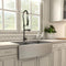 Autograph Edition Van Gogh Pull Down Spring Kitchen Faucet With Pot Filler In Matte Black