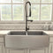 Autograph Edition Van Gogh Pull Down Spring Kitchen Faucet With Pot Filler In Matte Black
