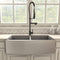 Autograph Edition Van Gogh Pull Down Spring Kitchen Faucet With Pot Filler In Matte Black