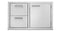 30"W. Stainless Steel Double Access Doors