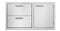 36"W. Double Drawer and Access Door Combo