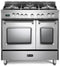 36 inch Prestige Series Freestanding Dual Fuel Double Oven Range with 5 Sealed Burners, 3.9 cu. ft. Oven Capacity, European Convection