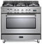36 inch Prestige Freestanding Dual Fuel Range with 5 Sealed Burners, 4 cu. ft. Oven Capacity, European Convection