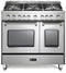 36 inch Prestige Series Freestanding Gas Double Oven Range with 5 Sealed Burners, 3.9 cu. ft. Oven Capacity, Convection