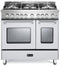36 inch Prestige Series Freestanding Gas Double Oven Range with 5 Sealed Burners, 3.9 cu. ft. Oven Capacity, Convection
