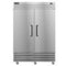 Refrigerator, Two Section Upright, Full Stainless Doors with Locks