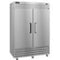 Refrigerator, Two Section Upright, Full Stainless Doors with Locks