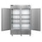 Refrigerator, Two Section Upright, Full Stainless Doors with Locks