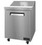 Refrigerator, Single Section Sandwich Prep Table, Stainless Door