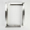 3" X 17 1/4" X 11" Over-The-Range Microwave Trim Kit with stainless steel trim pieces, mounting hardware, & instructions