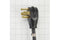 Electric Dryer Vent Kit with 4' power cord, right-angle 4-prong plug, 8' metal slit-cuff vent, and 4" clamps (2 pack)