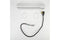 Electric Dryer Vent Kit with 4' power cord, right-angle 4-prong plug, 8' metal slit-cuff vent, and 4" clamps (2 pack)