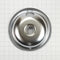 Range Electric/Cooktop 8-IN Round Drip Bowl (Single-Pack) - Chrome for Non-Hinged, 2-Wire Plug Cooking Elements