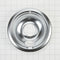 Range Electric/Cooktop 6-IN Round Drip Bowl (Single-Pack) - Chrome for Non-Hinged, 2-Wire Plug Cooking Elements