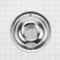Range Electric/Cooktop 6-IN Round Drip Bowl (Single-Pack) - Chrome for Non-Hinged, 2-Wire Plug Cooking Elements