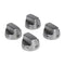 KitchenAid 30-IN Range Bladed, Stemless, Brushed Burner Knobs Kit (Set of 4) - Stainless Steel