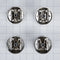 KitchenAid 30-IN Range Bladed, Stemless, Brushed Burner Knobs Kit (Set of 4) - Stainless Steel