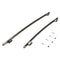 Refrigerator Euro-Style New Handle Kit for Built-In, Non-Dispensing Bottom Mount Models with Wood Panels - Stainless Steel