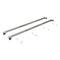 Refrigerator Pro-Style Handle Kit for Built-In, Non-Dispensing Side-by-Side Models with Wood Panels - Stainless Steel