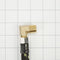 Dishwasher Water Line Installation Kit With 6' Hose, 3/8" X 3/8" Npt Male Compression Elbow, 3/4" X 3/8" Brass Gooseneck