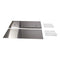 36" Range Hood Backguard Kit with Dual Position Shelf, Stainless Steel, fits JXW9036WP and JXU9136WP, Size: 20" H
