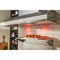36" Range Hood Backguard Kit with Dual Position Shelf, Stainless Steel, fits JXW9036WP and JXU9136WP, Size: 20" H