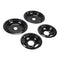 Range Electric/Cooktop 4-Pack Round Drip Bowls (Two 6-IN and Two 8-IN) - Black for Non-Hinged, 2-Wire Plug Cooking Elements