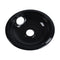 Range Electric/Cooktop 8-IN Round Drip Bowl (Single-Pack) - Black for Non-Hinged, 2-Wire Plug Cooking Elements