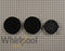 Range Hood Recirculation Kit with (2) charcoal filters, (1) black vent cover and (2) mounting screws, fits UXL5430BSS