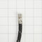 Refrigerator Water Line Installation Kit, Black, with (1) 7'L industrial braided flexible hose and (1) brass union