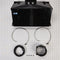 Ductless Downdraft Vent Kit, Black, Size: 20" L X 13" W X 12" H
