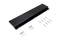 Slide-in Range Backsplash, Black, Size: 6" H