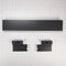 36" Refrigerator Armoire Style Door Panel Kit, Obsidian, Includes (1) Grille Assembly, (2) Grille Bracket Assembly