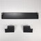 36" Refrigerator Armoire Style Door Panel Kit, Obsidian, includes (1) grille assembly, (2) grille bracket assembly