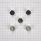 JennAir Pro-Style Gas Cooktop Knobs with High-Gloss Textured Outer Ring (Set of 5) - Stainless Steel for Models JGC1536BS AND JGC1530BS