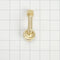 Dishwasher Brass Gooseneck Fitting With Washer, 3/4" Nh X 3/8" Compression Fitting