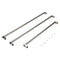 KitchenAid® 30-IN French Door Refrigerator Handle Kit with Red Medallions for Panel-Ready Models
