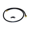 5' Black rubber washer fill hoses with two female connections and 3 washers