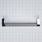 Panel-Ready Compactor Handle Kit - Stainless Steel with Textured Straight Bar and Red Medallion Ends for KitchenAid Model KTTS505EPA (Includes Hardware)