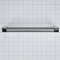 Panel-Ready Compactor Handle Kit - Stainless Steel with Textured Straight Bar and Red Medallion Ends for KitchenAid Model KTTS505EPA (Includes Hardware)