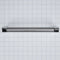 Panel-ready Compactor Handle Kit - Stainless Steel With Textured Straight Bar And Red Medallion Ends For Kitchenaid Model Ktts505epa (includes Hardware)