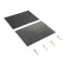 36-IN Range Hood Charcoal Filter Kit - Silver (Includes Two 16 1/2-IN X 11 1/2-IN Charcoal Filters and Four Clips)