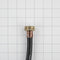 6' Black braided washer fill hoses - 2 pack